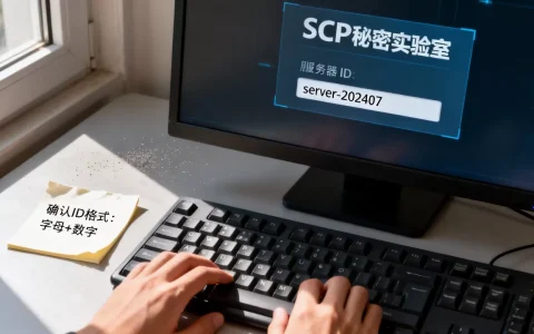 scp秘密实验室服务器id该如何输入？，怎么操作