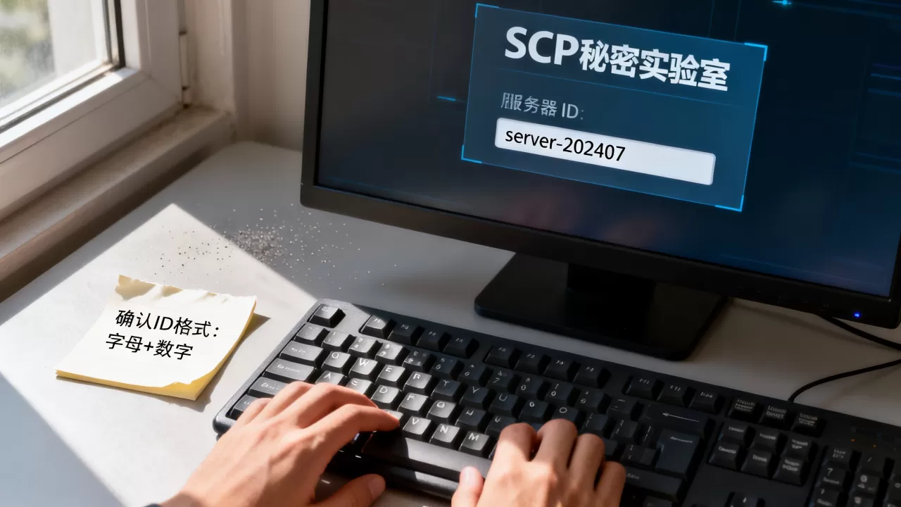 scp秘密实验室服务器id该如何输入?,怎么操作 scp秘密实验室服务器id该如何输入?,怎么操作