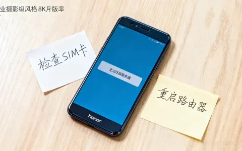 荣耀v9无法连接服务器怎么解决？，手机连不上网是什么原因