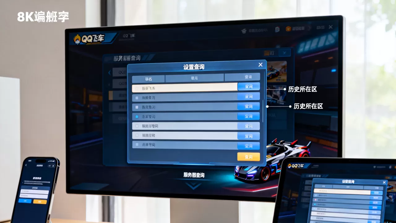 QQ飞车怎么看以前在哪个服务器,历史所在区怎么查询 QQ飞车怎么看以前在哪个服务器,历史所在区怎么查询