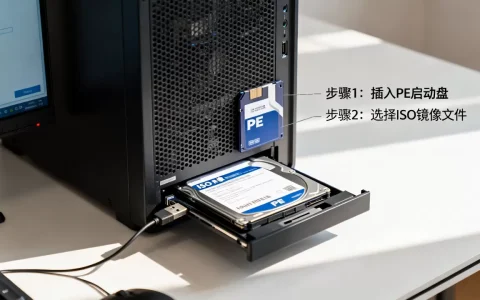 怎么用PE给服务器安装ISO镜像文件，具体步骤是什么？