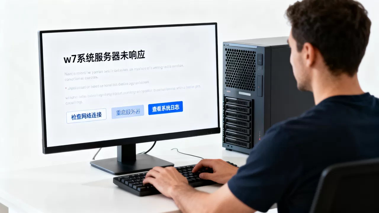 w7系统服务器未响应怎么办,如何快速解决? w7系统服务器未响应怎么办,如何快速解决?