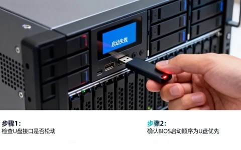 服务器U盘启动不了怎么办，启动失败是什么原因？