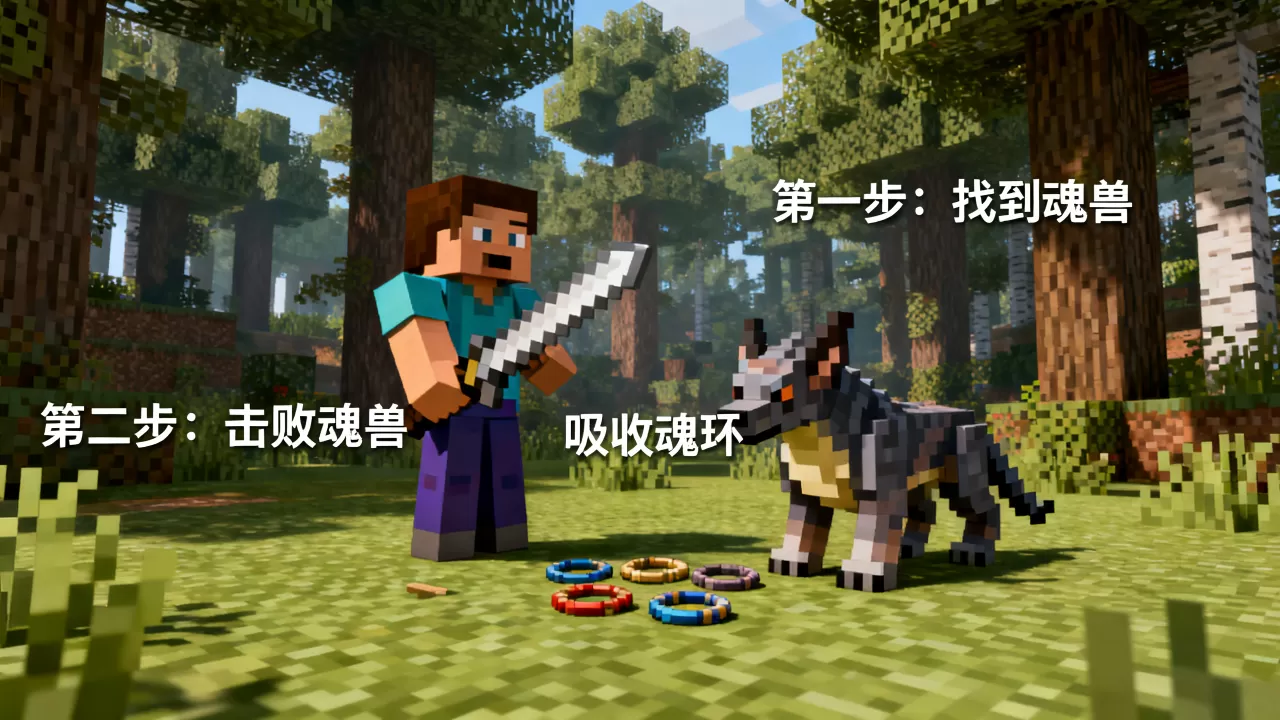 MC魂师大陆服务器怎么快速吸收魂环,具体步骤是什么? MC魂师大陆服务器怎么快速吸收魂环,具体步骤是什么?