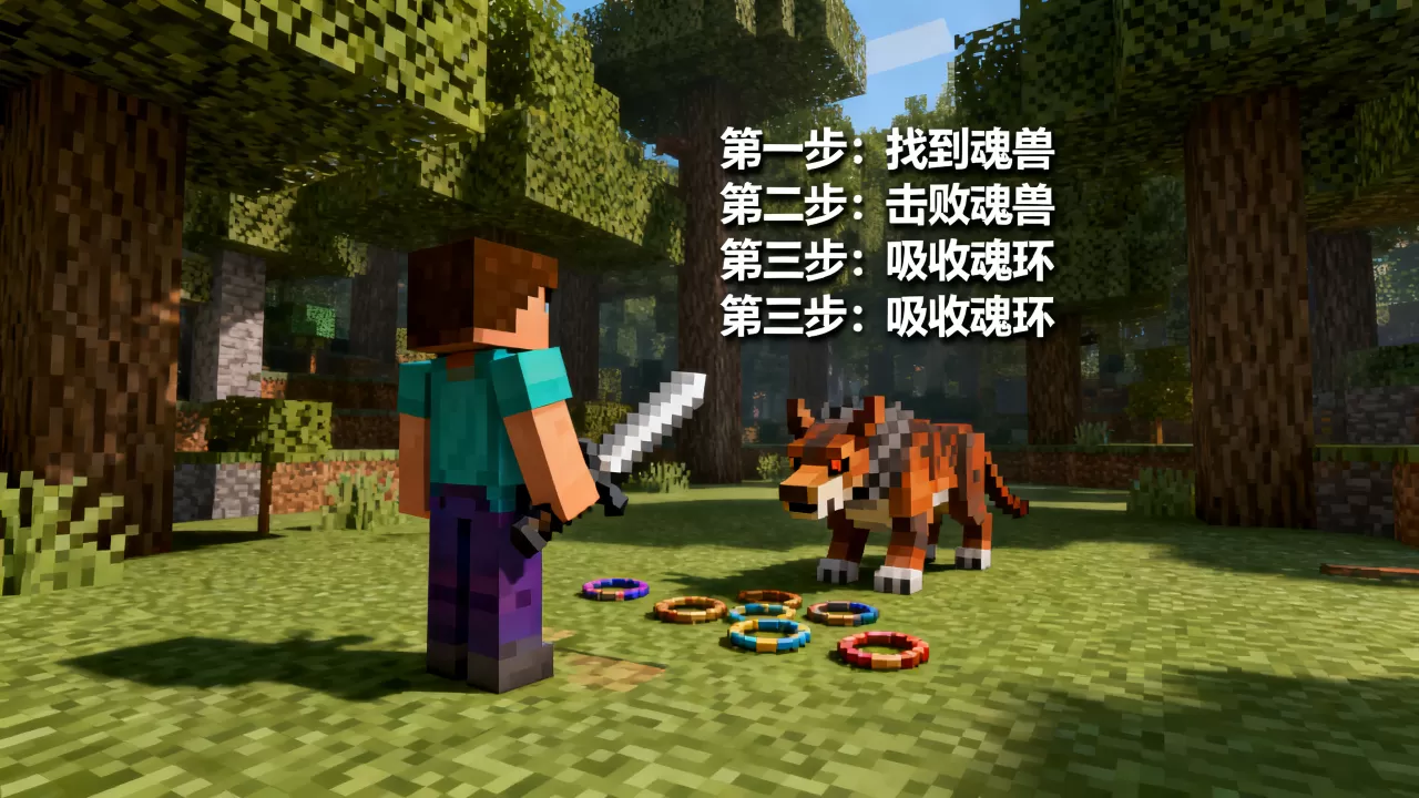 MC魂师大陆服务器怎么快速吸收魂环,具体步骤是什么? MC魂师大陆服务器怎么快速吸收魂环,具体步骤是什么?