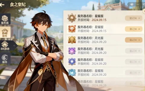 食之契约服务器有哪些？,最新开服表一览