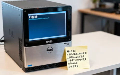 戴尔T30服务器如何关闭f1报错，开机提示f1怎么解决？