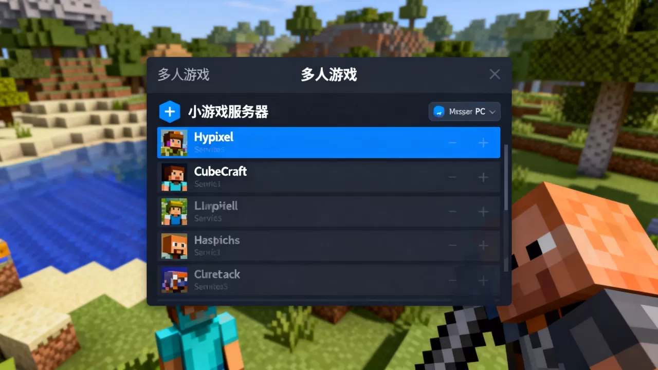 我的世界PC小游戏服务器怎么进,有没有好玩的推荐? 我的世界PC小游戏服务器怎么进,有没有好玩的推荐?