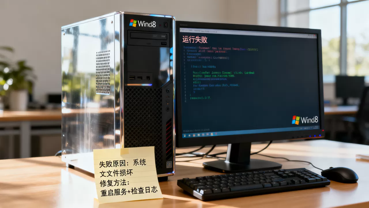 Win8系统服务器运行失败原因是什么,快速修复方法有哪些? Win8系统服务器运行失败原因是什么,快速修复方法有哪些?