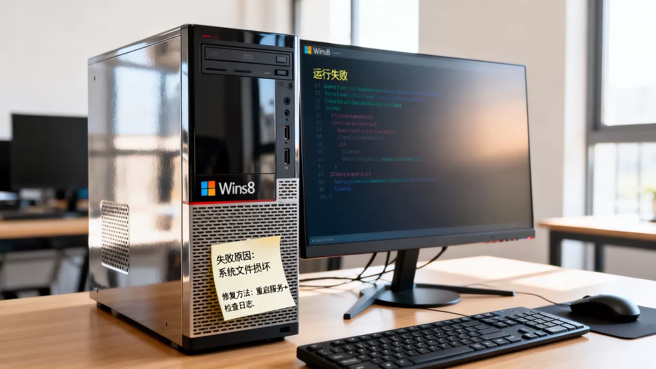 Win8系统服务器运行失败原因是什么,快速修复方法有哪些? Win8系统服务器运行失败原因是什么,快速修复方法有哪些?
