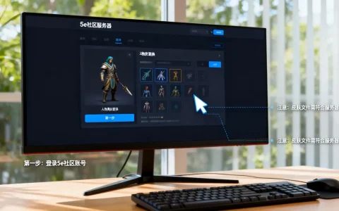 5e社区服务器换人物皮肤怎么操作？，有哪些注意事项？