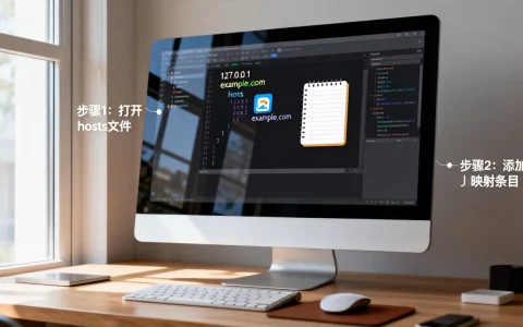如何修改hosts文件将域名指向另一个域名，hosts映射域名教程