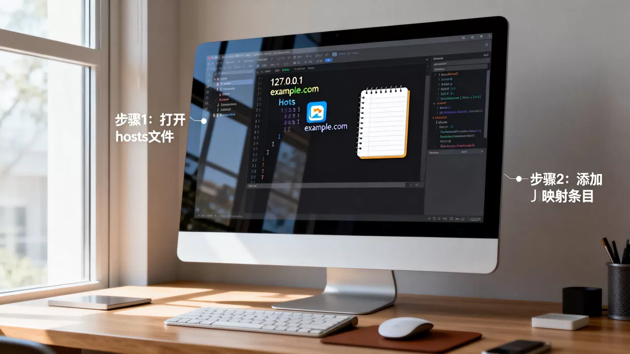如何修改hosts文件将域名指向另一个域名,hosts映射域名教程 如何修改hosts文件将域名指向另一个域名,hosts映射域名教程