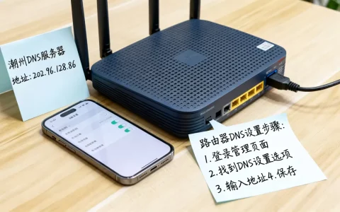 潮州DNS服务器地址是多少，怎么设置路由器的DNS