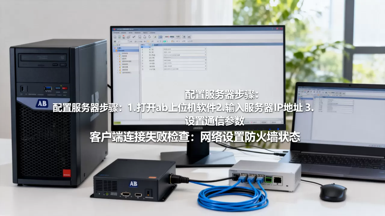 ab上位机怎么配置服务器,客户端连接不上怎么办? ab上位机怎么配置服务器,客户端连接不上怎么办?