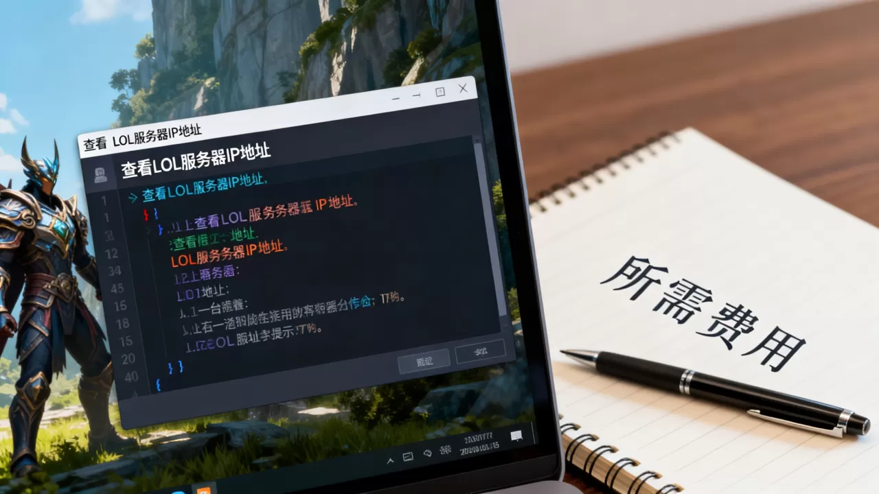 怎么查看LOL服务器IP地址,需要多少钱? 怎么查看LOL服务器IP地址,需要多少钱?