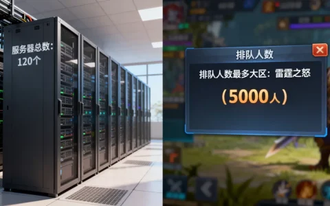 部落游戏一共开放了多少个服务器，哪些大区排队人数最多？