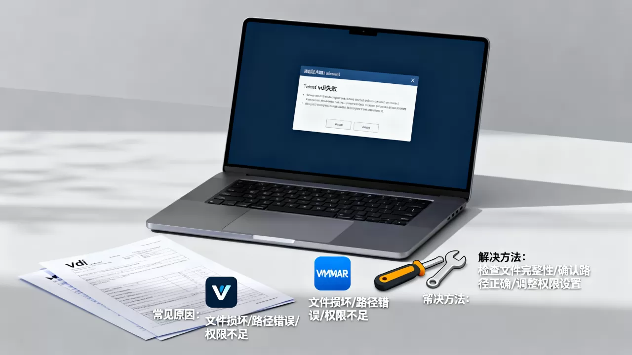 虚拟机加载vdi失败怎么办?常见原因和解决方法有哪些 虚拟机加载vdi失败怎么办?常见原因和解决方法有哪些