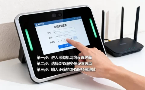 中控考勤机DNS服务器怎么设置，考勤机网络设置步骤是什么？