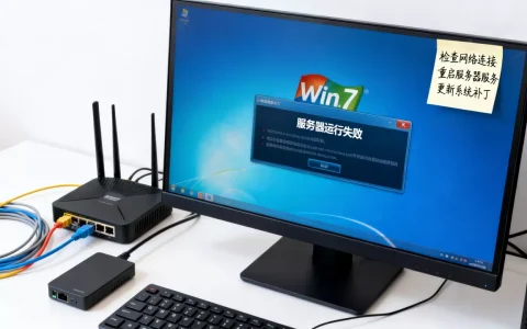 win7显示服务器运行失败怎么办，服务器运行失败怎么修复？