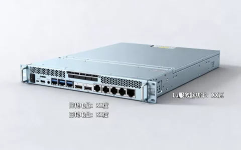 1u服务器功率是多少瓦，服务器一天耗电多少度