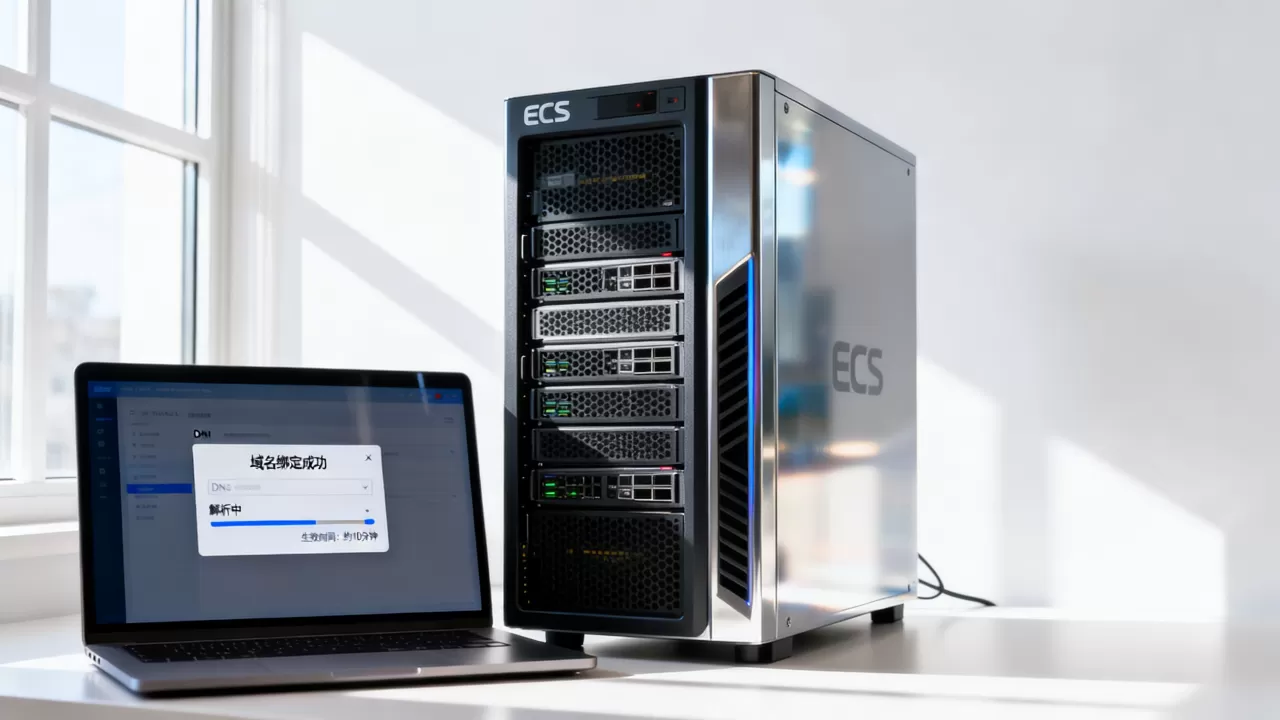 ECS绑定域名后,如何通过域名访问服务器?,解析多久生效? ECS绑定域名后,如何通过域名访问服务器?,解析多久生效?