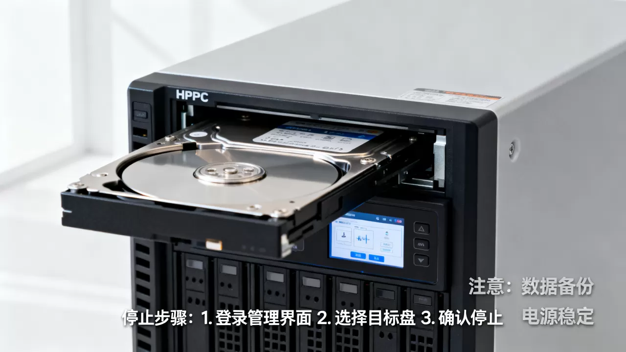 HPPC服务器如何停止另一个盘,有什么注意事项? HPPC服务器如何停止另一个盘,有什么注意事项?