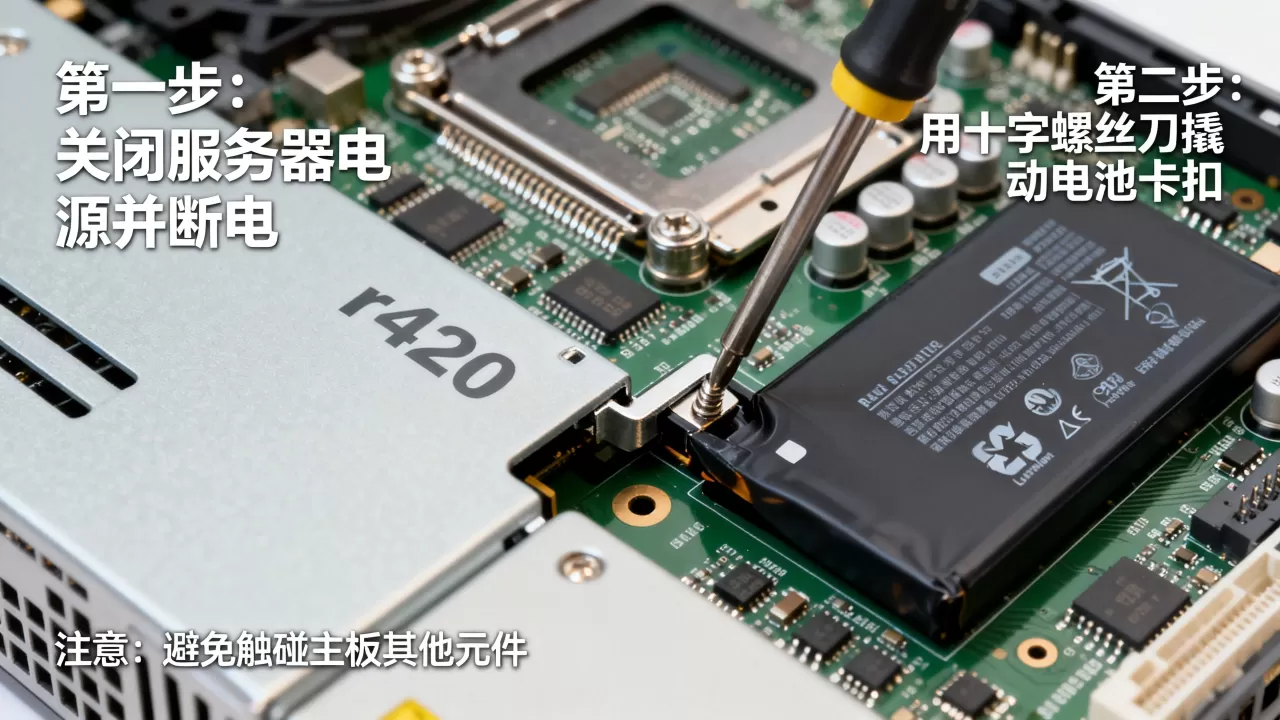 r420服务器主板电池怎么拆下来,更换步骤和注意事项有哪些? r420服务器主板电池怎么拆下来,更换步骤和注意事项有哪些?