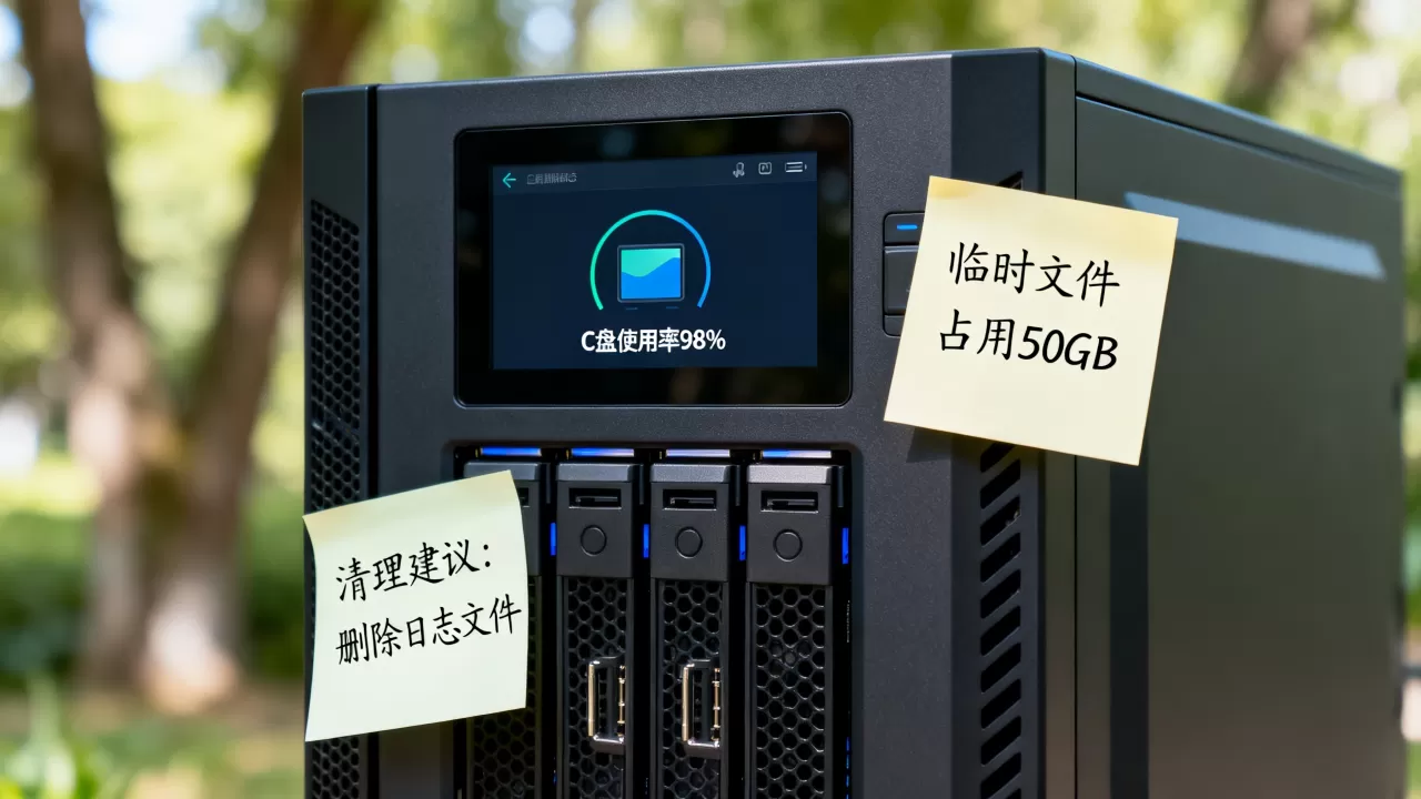 服务器C盘突然满了怎么办,原因和解决方法? 服务器C盘突然满了怎么办,原因和解决方法?