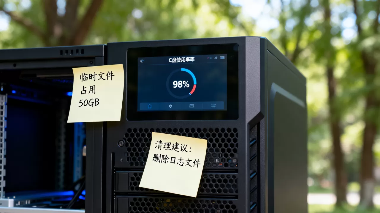 服务器C盘突然满了怎么办,原因和解决方法? 服务器C盘突然满了怎么办,原因和解决方法?