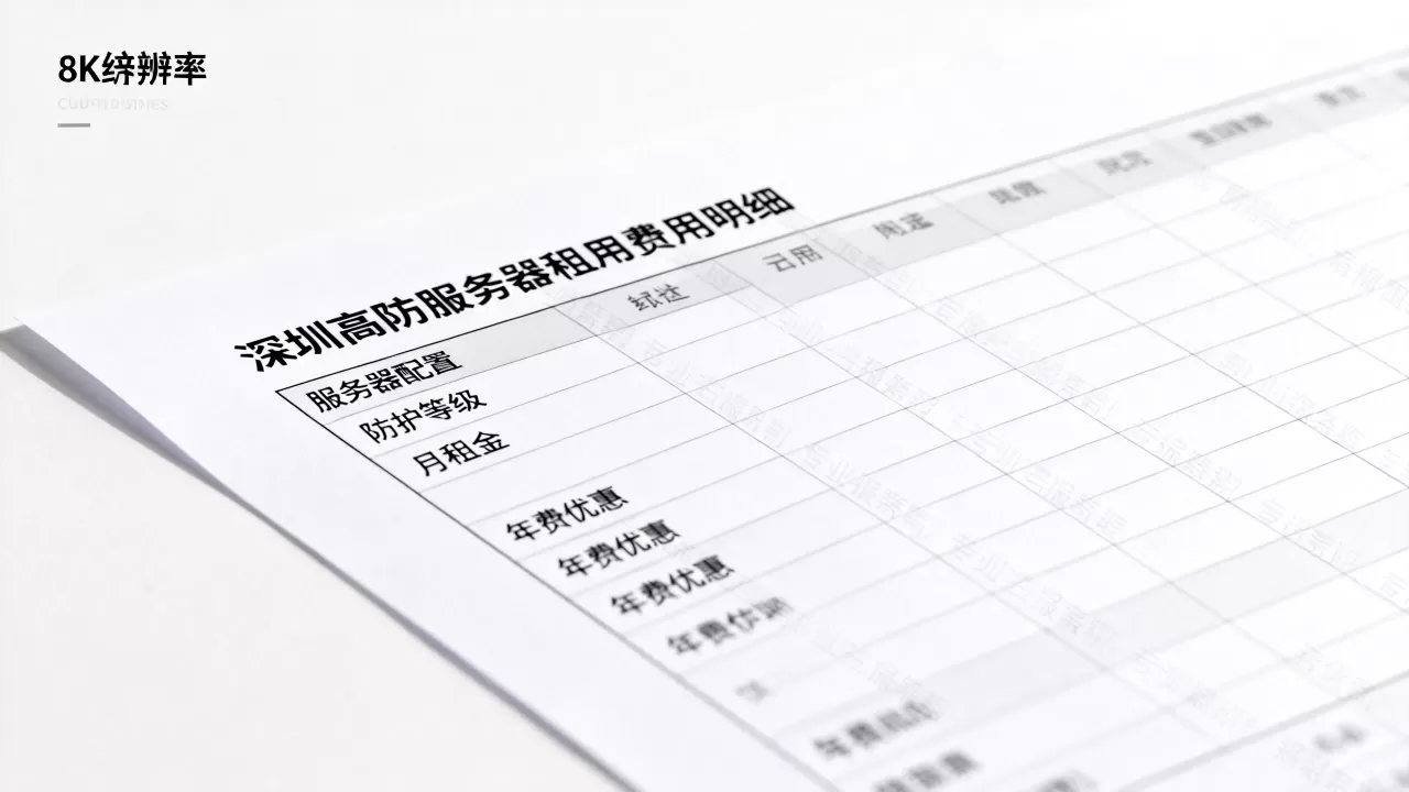 深圳高防服务器租用费用明细怎么看?租用价格是多少? 深圳高防服务器租用费用明细怎么看?租用价格是多少?