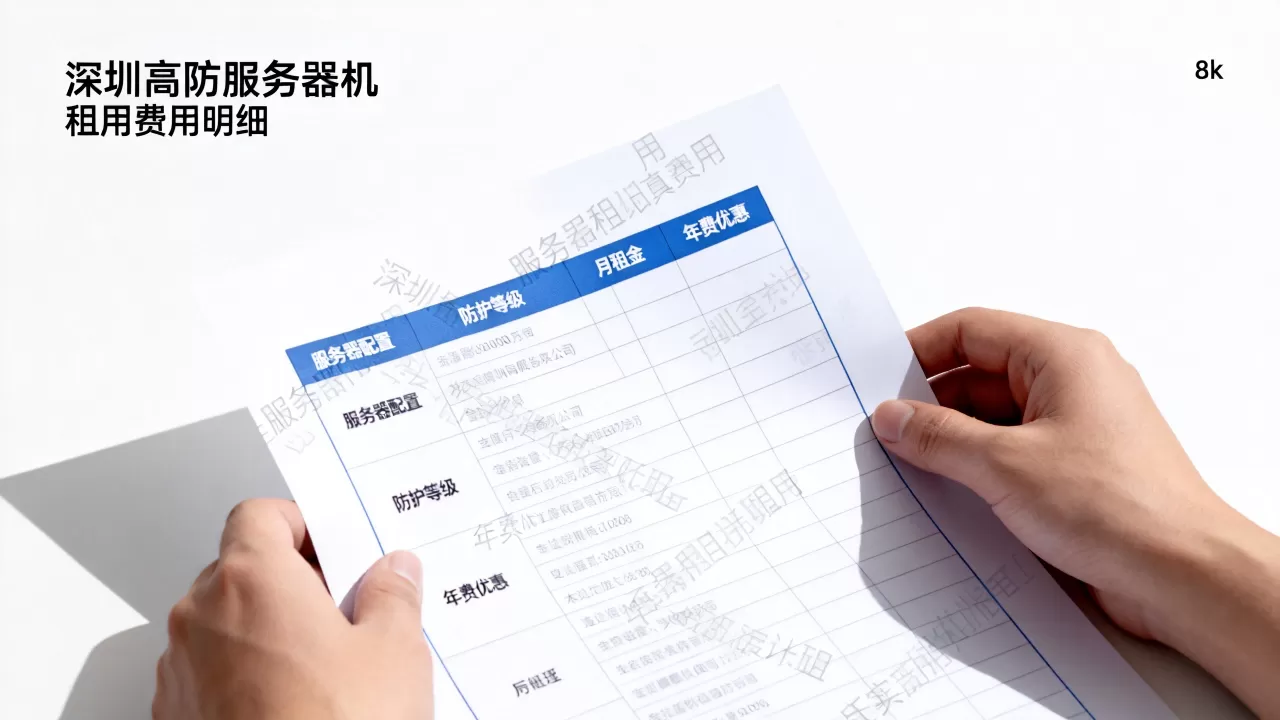 深圳高防服务器租用费用明细怎么看?租用价格是多少? 深圳高防服务器租用费用明细怎么看?租用价格是多少?
