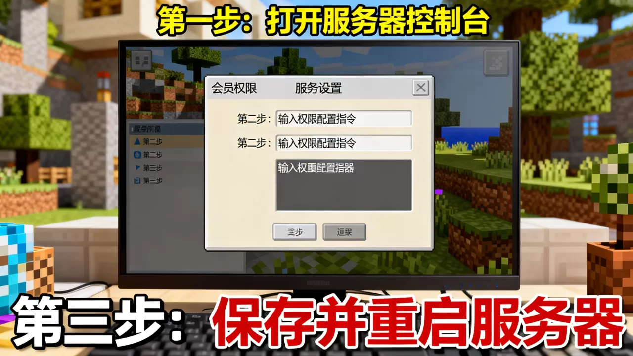 我的世界服务器无插件怎么设会员?,详细教程怎么做 我的世界服务器无插件怎么设会员?,详细教程怎么做