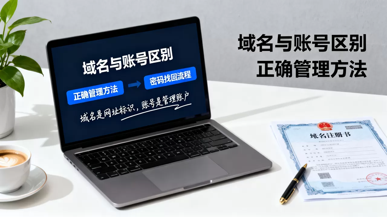域名和域名账号有什么区别?如何正确管理?域名账号密码忘了怎么办? 域名和域名账号有什么区别?如何正确管理?域名账号密码忘了怎么办?