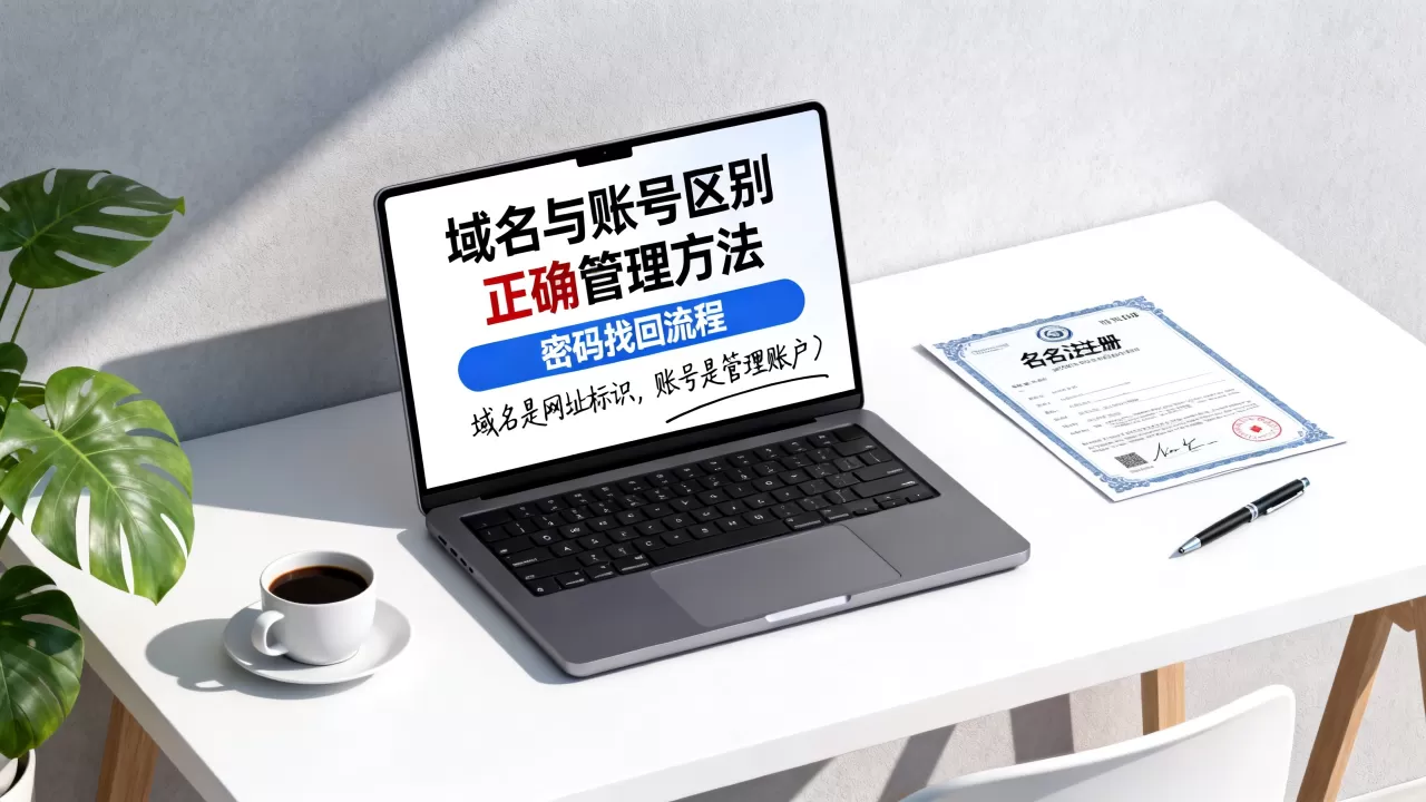 域名和域名账号有什么区别?如何正确管理?域名账号密码忘了怎么办? 域名和域名账号有什么区别?如何正确管理?域名账号密码忘了怎么办?