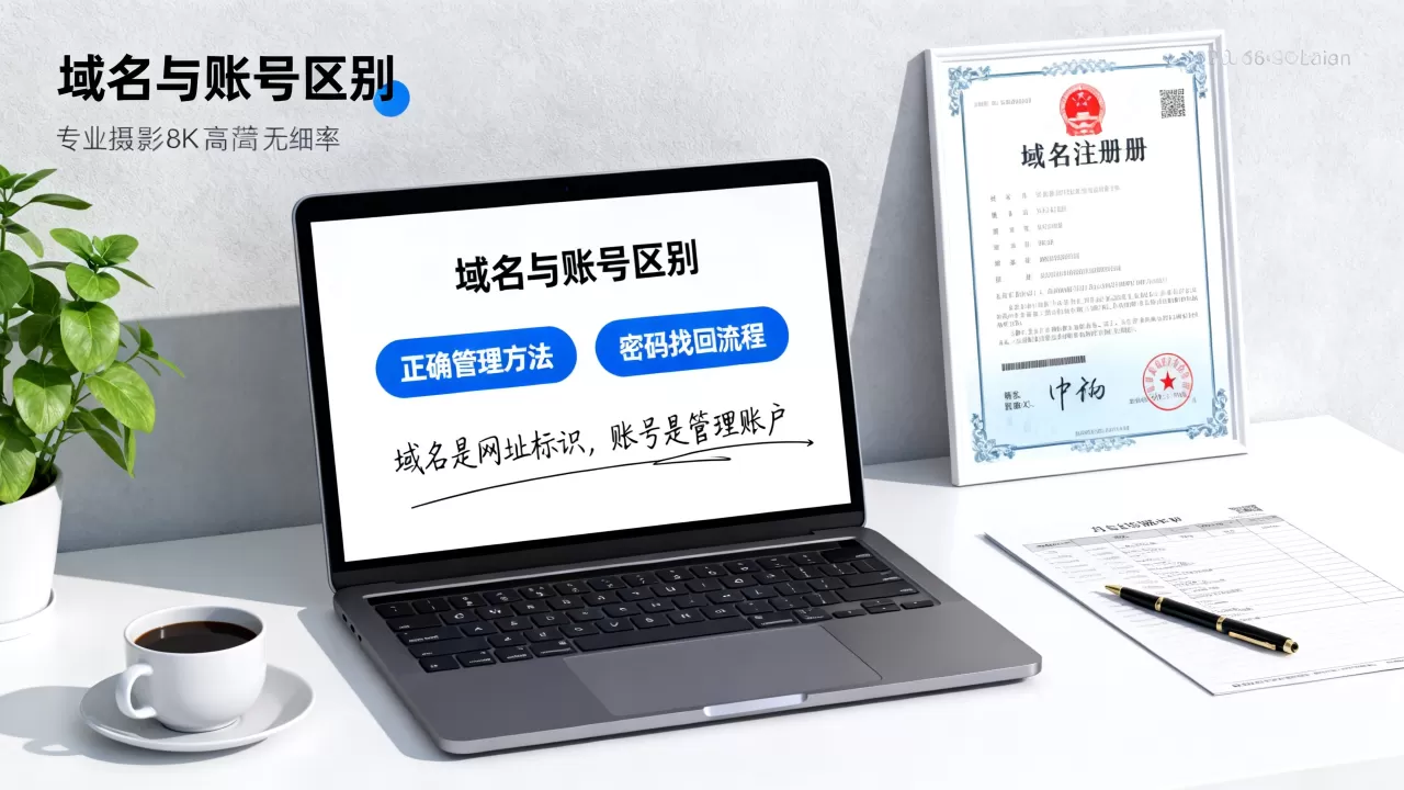 域名和域名账号有什么区别?如何正确管理?域名账号密码忘了怎么办? 域名和域名账号有什么区别?如何正确管理?域名账号密码忘了怎么办?