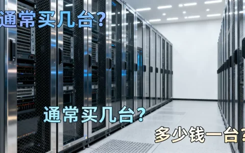 大公司买服务器通常买几台？，多少钱一台？