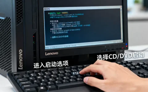 联想服务器bios设置光盘启动应该按哪个键，怎么设置