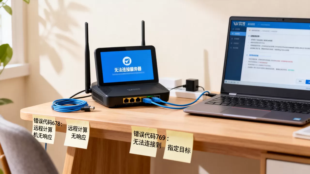 wan设置服务器无法连接怎么办,宽带连接错误代码有哪些? wan设置服务器无法连接怎么办,宽带连接错误代码有哪些?