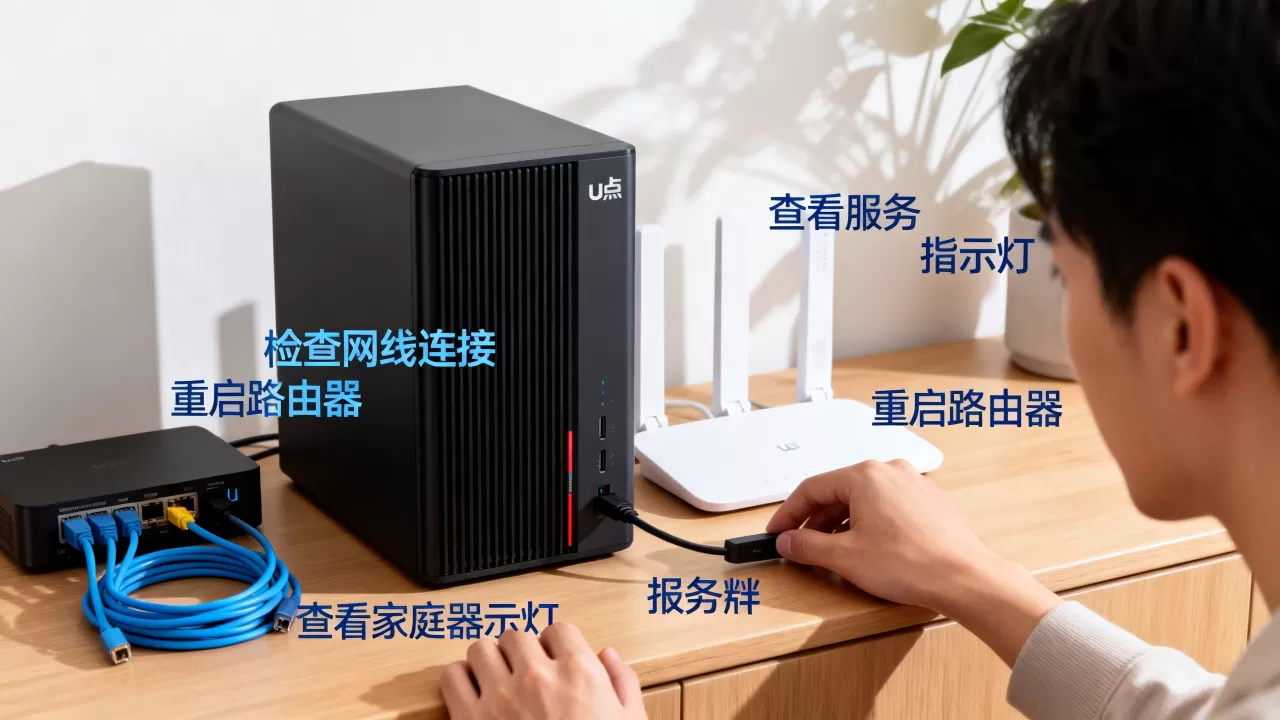 u点家庭服务器网络故障怎么解决,网络连接不上是什么原因? u点家庭服务器网络故障怎么解决,网络连接不上是什么原因?