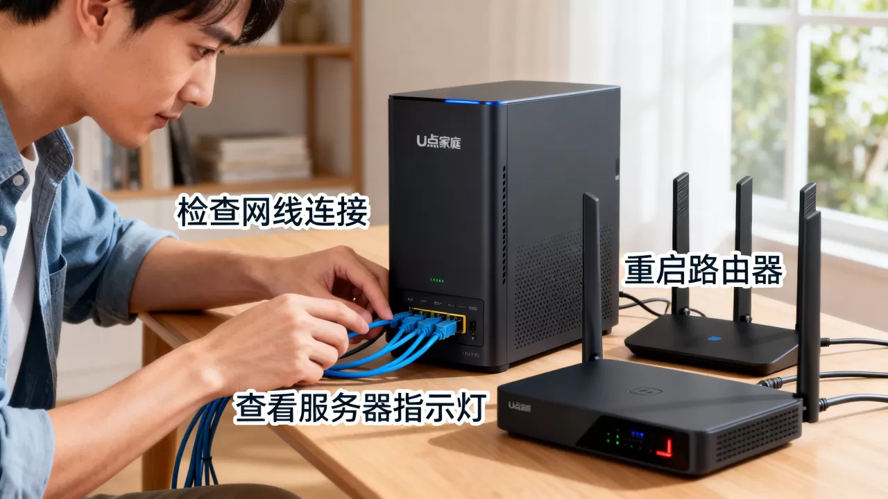 u点家庭服务器网络故障怎么解决,网络连接不上是什么原因? u点家庭服务器网络故障怎么解决,网络连接不上是什么原因?