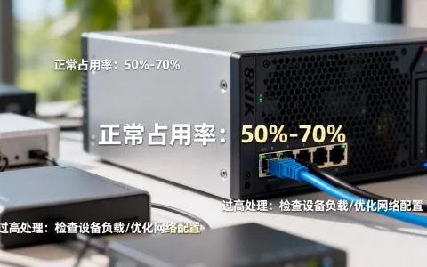 服务器网口占用率多少算正常，过高怎么办？