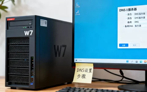 w7服务器DNS怎么设置？，在哪里设置？