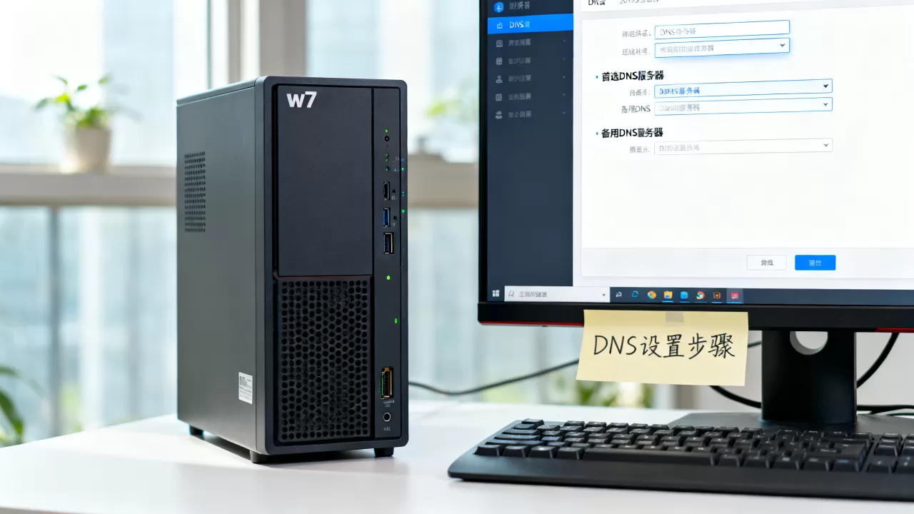w7服务器DNS怎么设置?,在哪里设置? w7服务器DNS怎么设置?,在哪里设置?
