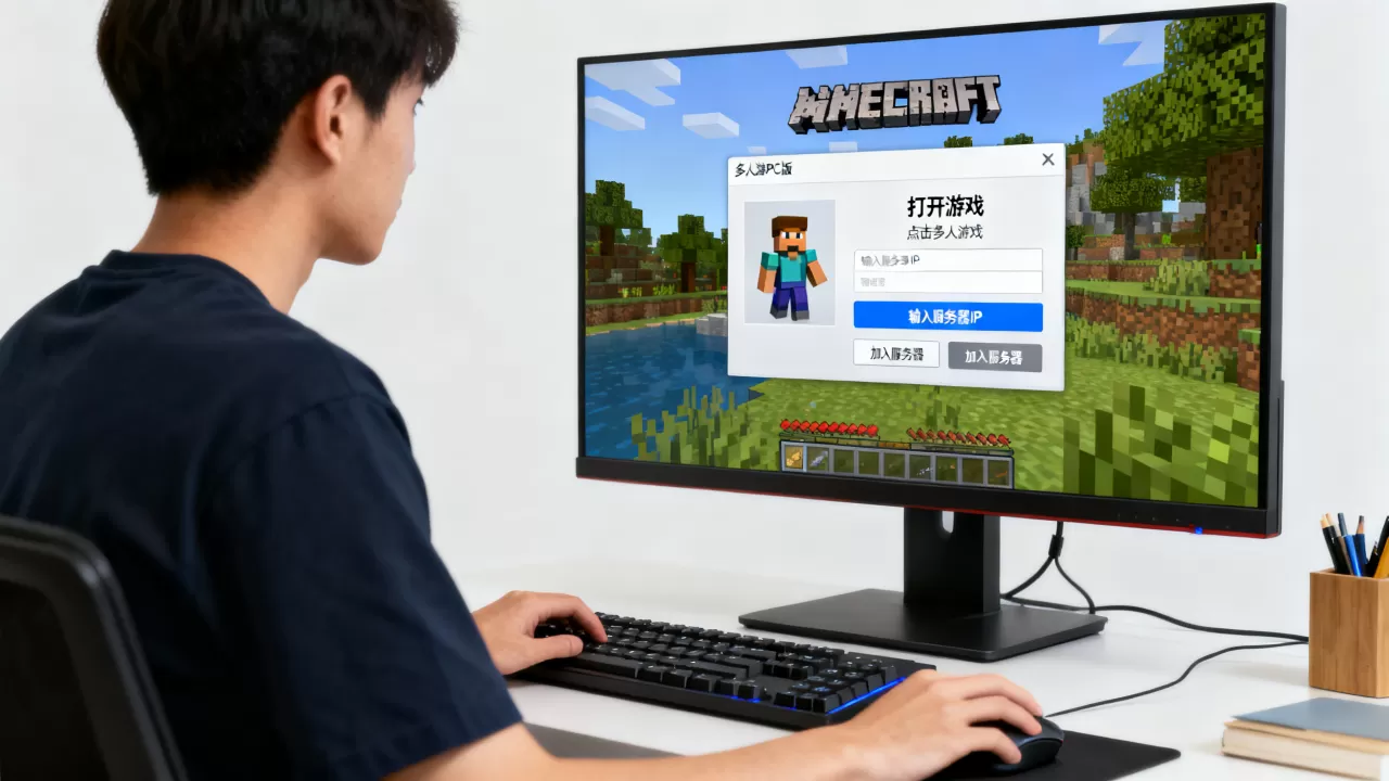 我的世界端游PC版怎么玩服务器,联机方法是什么? 我的世界端游PC版怎么玩服务器,联机方法是什么?