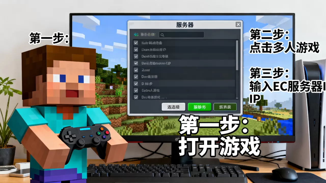 我的世界怎么找到EC服务器,我的世界EC服务器怎么进? 我的世界怎么找到EC服务器,我的世界EC服务器怎么进?