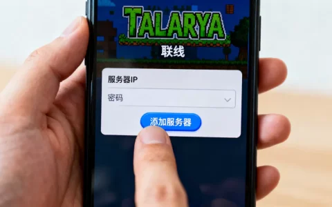 泰拉瑞亚如何添加服务器IP和密码？,手机端联机设置方法