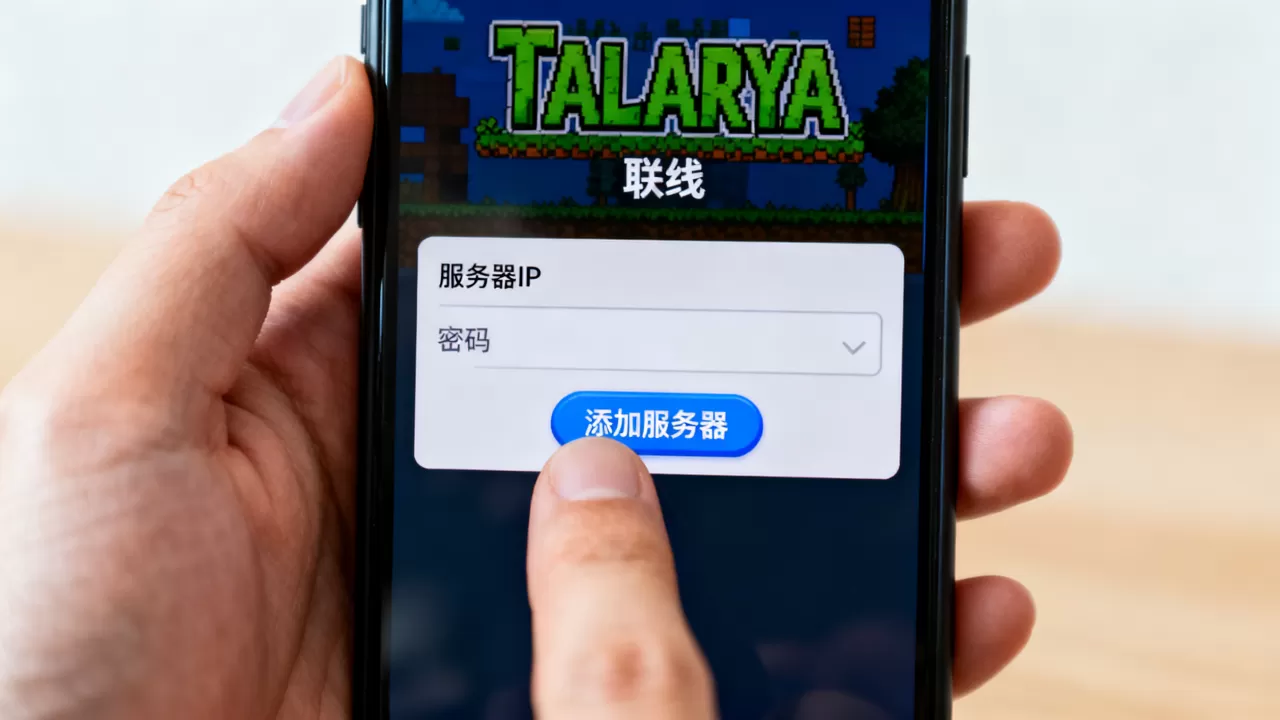 泰拉瑞亚如何添加服务器IP和密码?,手机端联机设置方法 泰拉瑞亚如何添加服务器IP和密码?,手机端联机设置方法