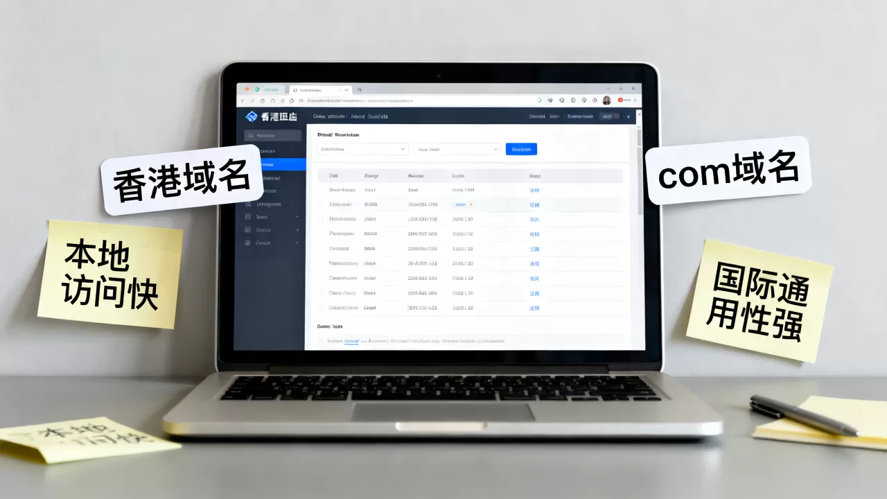香港域名和com域名哪个更适合我的网站?选择香港域名的优缺点有哪些? 香港域名和com域名哪个更适合我的网站?选择香港域名的优缺点有哪些?