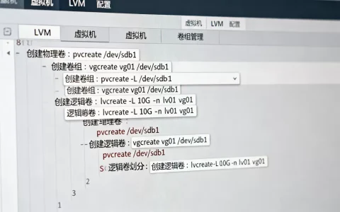 虚拟机创建LVM具体步骤有哪些？LVM配置注意事项及坑